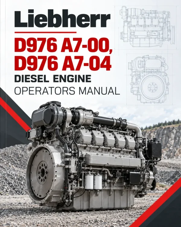 Liebherr D976 A7-00, D976 A7-04 Diesel Engine Operators Manual Liebherr D976 A7-00, D976 A7-04 Diesel Engine Operators Manual