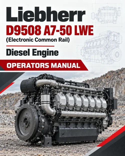 Liebherr D9508 A7-50 LWE (Electronic Common Rail) Diesel Engine Operators Manual Liebherr D9508 A7-50 LWE (Electronic Common Rail) Diesel Engine Operators Manual