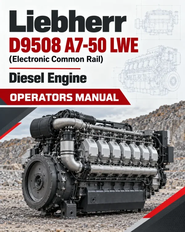 Liebherr D9508 A7-50 LWE (Electronic Common Rail) Diesel Engine Operators Manual Liebherr D9508 A7-50 LWE (Electronic Common Rail) Diesel Engine Operators Manual
