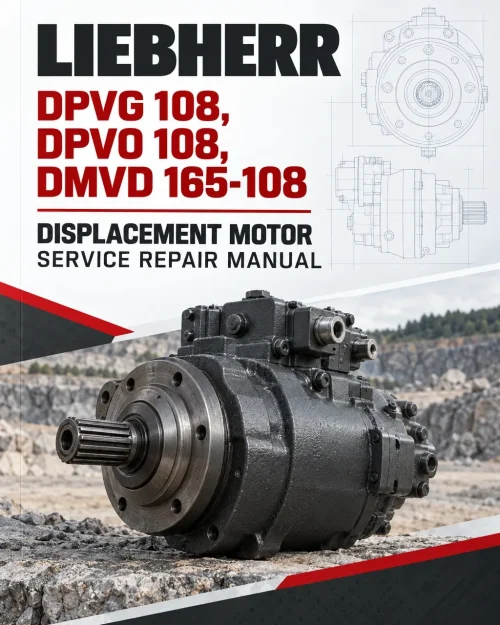 Liebherr DPVG 108, DPVO 108, DMVD 165-108 Displacement Motor Service Repair Manual Liebherr DPVG 108, DPVO 108, DMVD 165-108 Displacement Motor Service Repair Manual