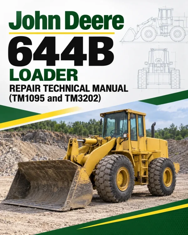 John Deere 644B Loader Repair Technical Manual (TM1095 and TM3202) John Deere 644B Loader Repair Technical Manual (TM1095 and TM3202)