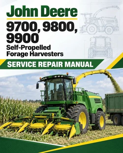 John Deere 9700, 9800, 9900 Self-Propelled Forage Harvesters Service Repair Manual John Deere 9700, 9800, 9900 Self-Propelled Forage Harvesters Service Repair Manual