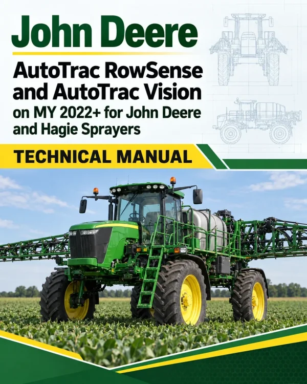 John Deere AutoTrac RowSense and AutoTrac Vision on MY 2022+for John Deere and Hagie Sprayers Technical Manual (TM172119)