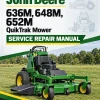 John Deere 636M, 648M, 652M QuikTrak Mower Service Repair Manual John Deere 636M, 648M, 652M QuikTrak Mower Service Repair Manual