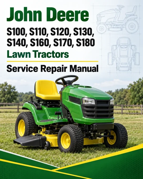 John Deere S100, S110, S120, S130, S140, S160, S170, S180 Lawn Tractors Service Repair Manual (TM171119) John Deere S100, S110, S120, S130, S140, S160, S170, S180 Lawn Tractors Service Repair Manual (TM171119)