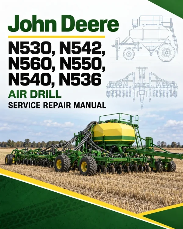 John Deere N530, N542, N560, N550, N540, N536 Air Drill Service Repair Manual (TM172419)