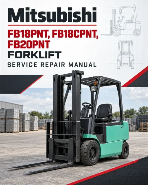Mitsubishi FB18PNT, FB18CPNT, FB20PNT Forklift Service Manual Mitsubishi FB18PNT, FB18CPNT, FB20PNT Forklift Service Manual