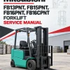 Mitsubishi FB13PNT, FB15PNT, FB16PNT, FB16CPNT Forklift Service Manual Mitsubishi FB13PNT, FB15PNT, FB16PNT, FB16CPNT Forklift Service Manual