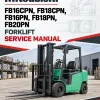Mitsubishi FB16CPN, FB18CPN, FB16PN, FB18PN, FB20PN Forklift Service Manual