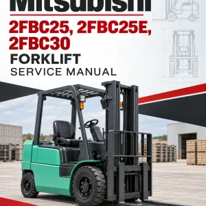 Mitsubishi 2FBC25, 2FBC25E, 2FBC30 Forklift Service Manual Mitsubishi 2FBC25, 2FBC25E, 2FBC30 Forklift Service Manual