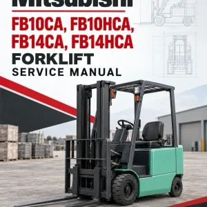 Mitsubishi FB10CA, FB10HCA, FB14CA, FB14HCA Forklift Service Manual Mitsubishi FB10CA, FB10HCA, FB14CA, FB14HCA Forklift Service Manual
