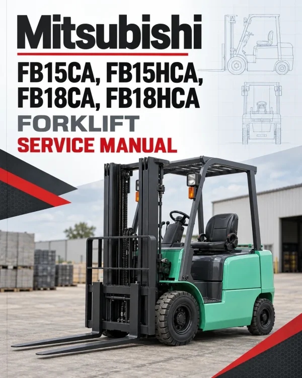 Mitsubishi FB15CA, FB15HCA, FB18CA, FB18HCA Forklift Service Manual
