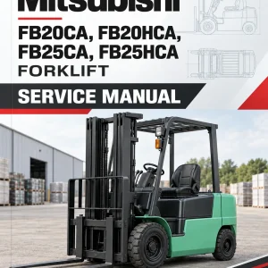Mitsubishi FB20CA, FB20HCA, FB25CA, FB25HCA Forklift Service Manual