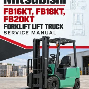 Mitsubishi FB16KT, FB18KT, FB20KT Forklift Lift Truck Service Manual Mitsubishi FB16KT, FB18KT, FB20KT Forklift Lift Truck Service Manual