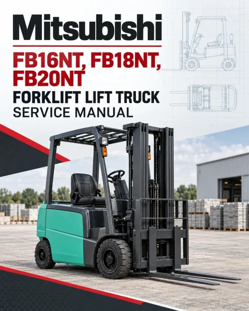 Mitsubishi FB16NT, FB18NT, FB20NT Forklift Lift Truck Service Manual Mitsubishi FB16NT, FB18NT, FB20NT Forklift Lift Truck Service Manual