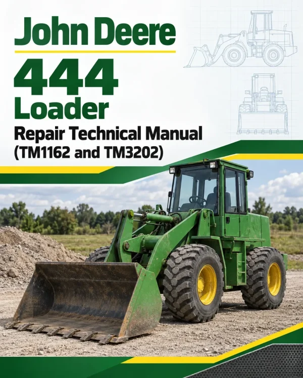 John Deere 444 Loader Repair Technical Manual (TM1162 and TM3202) John Deere 444 Loader Repair Technical Manual (TM1162 and TM3202)