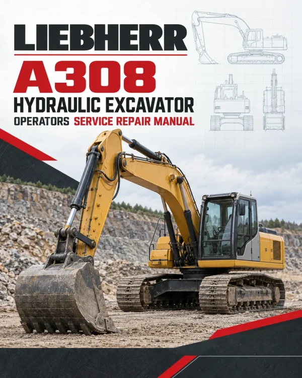 Liebherr A308 Hydraulic Excavator Operators Service Repair Manual Liebherr A308 Hydraulic Excavator Operators Service Repair Manual