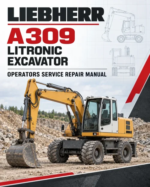 Liebherr A309 Litronic Excavator Operators Service Repair Manual Liebherr A309 Litronic Excavator Operators Service Repair Manual