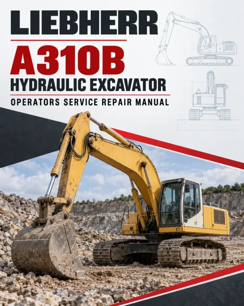 Liebherr A310B Hydraulic Excavator Operators Service Repair Manual Liebherr A310B Hydraulic Excavator Operators Service Repair Manual