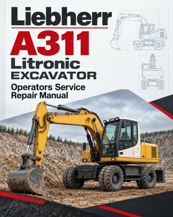 Liebherr A311 Litronic Excavator Operators Service Repair Manual