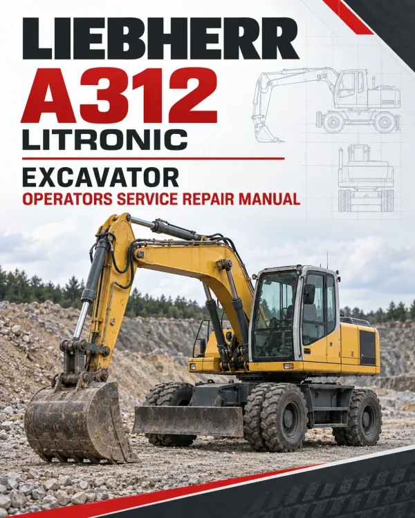 Liebherr A312 Litronic Excavator Operators Service Repair Manual Liebherr A312 Litronic Excavator Operators Service Repair Manual