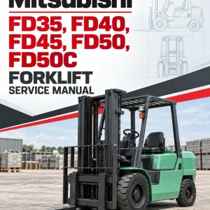 Mitsubishi FD35, FD40, FD45, FD50, FD50C Forklift Service Manual Mitsubishi FD35, FD40, FD45, FD50, FD50C Forklift Service Manual