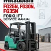 Mitsubishi FG25N, FG30N, FG35N Forklift Service Manual Mitsubishi FG25N, FG30N, FG35N Forklift Service Manual
