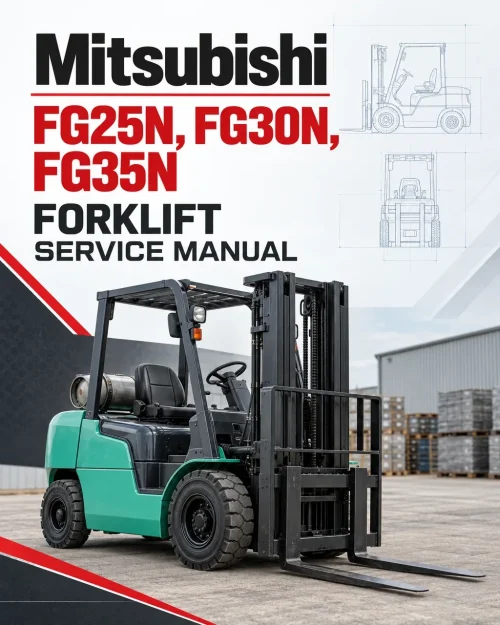 Mitsubishi FG25N, FG30N, FG35N Forklift Service Manual Mitsubishi FG25N, FG30N, FG35N Forklift Service Manual