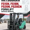 Mitsubishi FG15N, FG18N, FG20N, FG20CN Forklift Service Manual Mitsubishi FG15N, FG18N, FG20N, FG20CN Forklift Service Manual