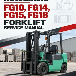 Mitsubishi FG10, FG14, FG15, FG18 Forklift Service Manual Mitsubishi FG10, FG14, FG15, FG18 Forklift Service Manual