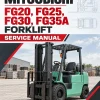 Mitsubishi FG20, FG25, FG30, FG35A Forklift Service Manual Mitsubishi FG20, FG25, FG30, FG35A Forklift Service Manual