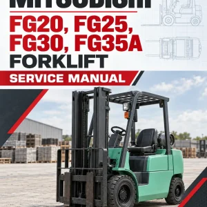 Mitsubishi FG20, FG25, FG30, FG35A Forklift Service Manual Mitsubishi FG20, FG25, FG30, FG35A Forklift Service Manual