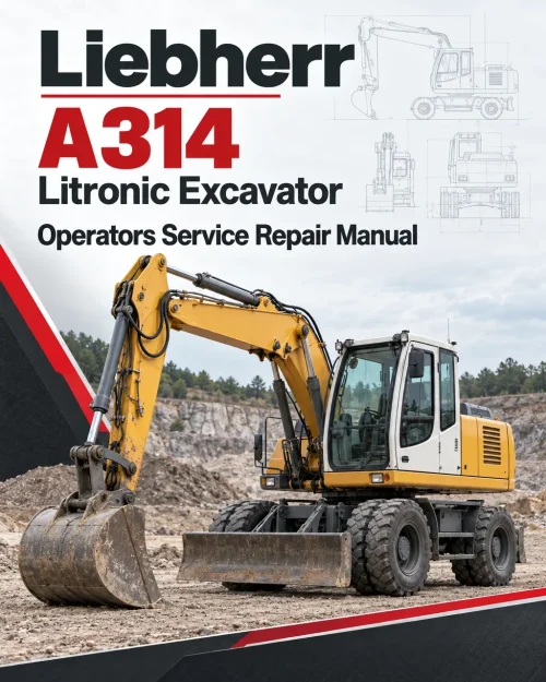 Liebherr A314 Litronic Excavator Operators Service Repair Manual Liebherr A314 Litronic Excavator Operators Service Repair Manual
