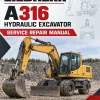 Liebherr A316 Hydraulic Excavator Service Repair Manual Liebherr A316 Hydraulic Excavator Service Repair Manual