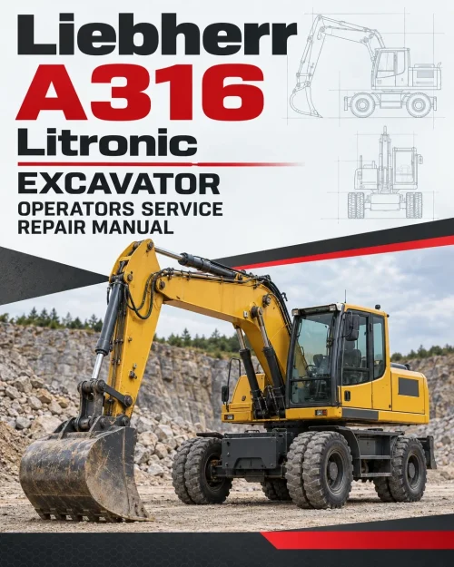 Liebherr A316 Litronic Excavator Operators Service Repair Manual Liebherr A316 Litronic Excavator Operators Service Repair Manual