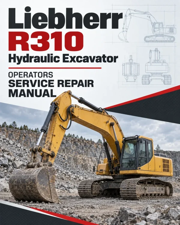 Liebherr R310 Hydraulic Excavator Operators Service Repair Manual Liebherr R310 Hydraulic Excavator Operators Service Repair Manual