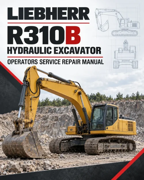 Liebherr R310B Hydraulic Excavator Operators Service Repair Manual Liebherr R310B Hydraulic Excavator Operators Service Repair Manual