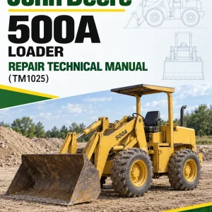 John Deere 500A Loader Repair Technical Manual (TM1025)