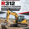 Liebherr R312 Hydraulic Excavator Operators Service Repair Manual Liebherr R312 Hydraulic Excavator Operators Service Repair Manual