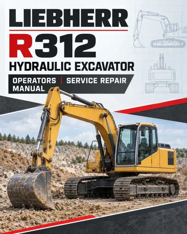 Liebherr R312 Hydraulic Excavator Operators Service Repair Manual Liebherr R312 Hydraulic Excavator Operators Service Repair Manual