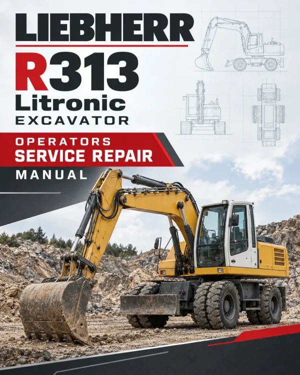 Liebherr R313 Litronic Excavator Operators Service Repair Manual Liebherr R313 Litronic Excavator Operators Service Repair Manual
