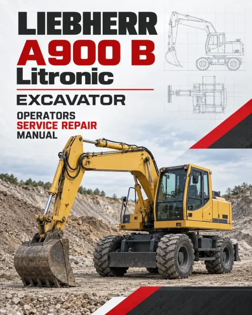 Liebherr A900 B Litronic Excavator Operators Service Repair Manual Liebherr A900 B Litronic Excavator Operators Service Repair Manual