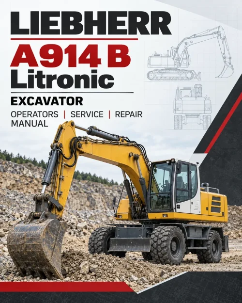 Liebherr A914 B Litronic Excavator Operators Service Repair Manual Liebherr A914 B Litronic Excavator Operators Service Repair Manual