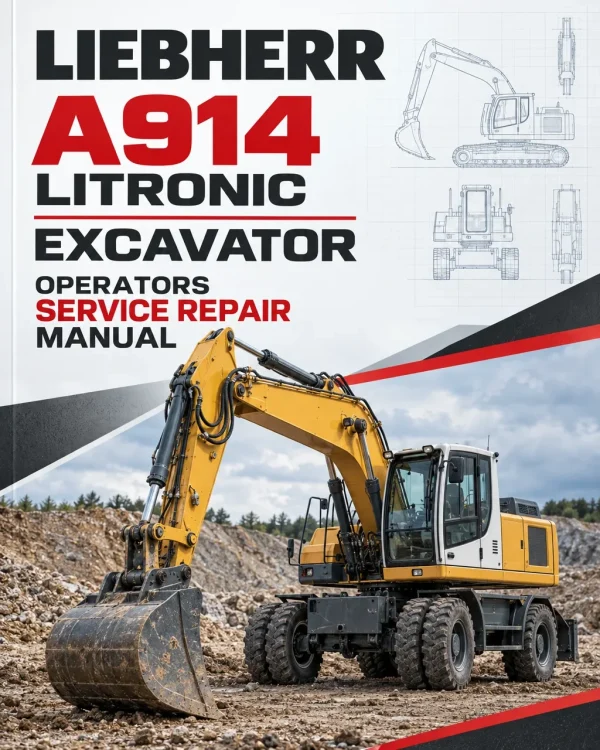 Liebherr A914 Litronic Excavator Operators Service Repair Manual Liebherr A914 Litronic Excavator Operators Service Repair Manual