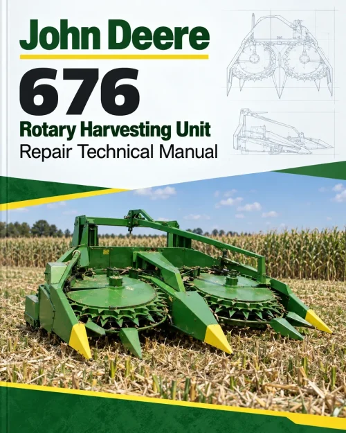 John Deere 676 Rotary Harvesting Unit Repair Technical Manual (TM4528) John Deere 676 Rotary Harvesting Unit Repair Technical Manual (TM4528)