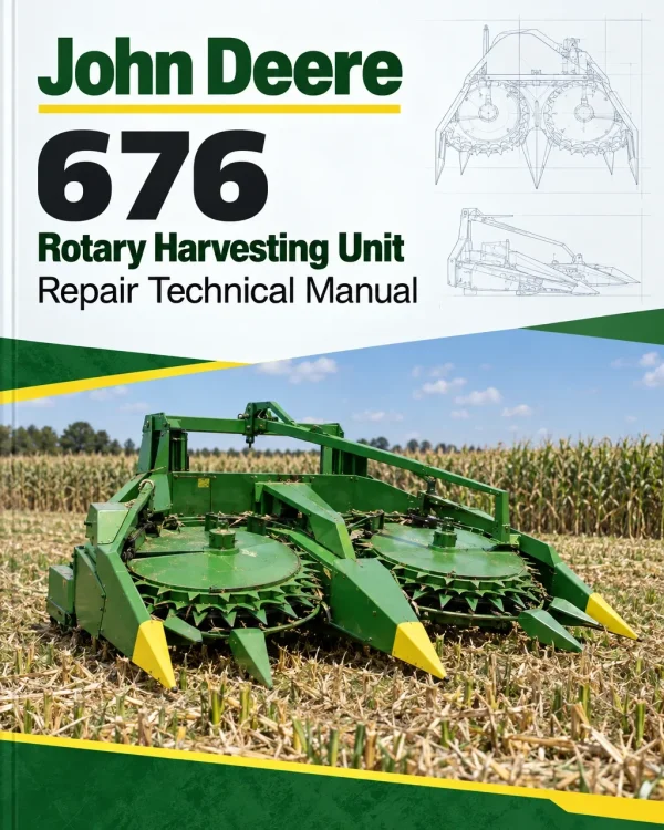 John Deere 676 Rotary Harvesting Unit Repair Technical Manual (TM4528) John Deere 676 Rotary Harvesting Unit Repair Technical Manual (TM4528)