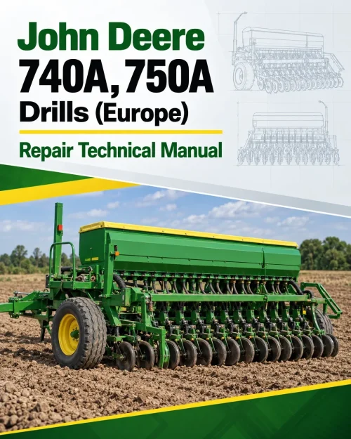 John Deere 740A, 750A Drills (Europe) Repair Technical Manual (TM4590) John Deere 740A, 750A Drills (Europe) Repair Technical Manual (TM4590)