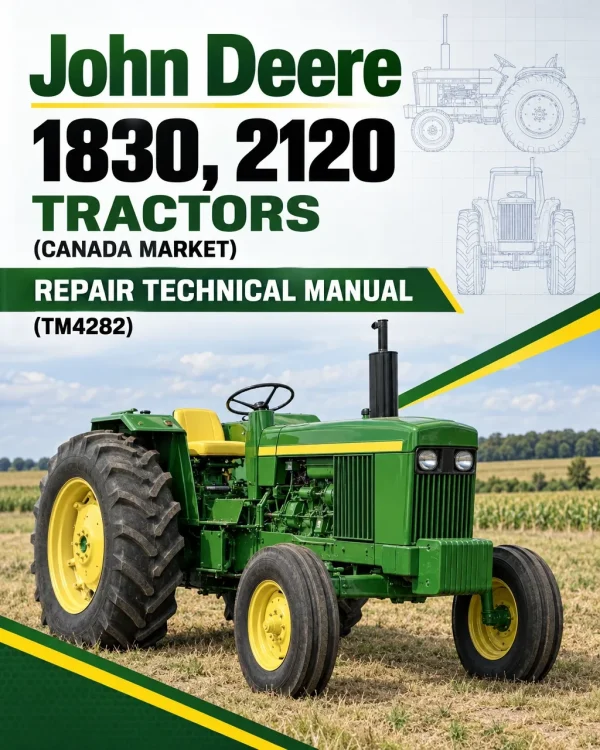 John Deere 1830, 2120 Tractors (Canada Market) Repair Technical Manual (TM4282)