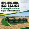 John Deere 814, 816, 818, 820, 822, 825 Cutting Plateform Repair Technical Manual (TM4533) John Deere 814, 816, 818, 820, 822, 825 Cutting Plateform Repair Technical Manual (TM4533)