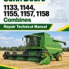 John Deere 1133, 1144, 1155, 1157, 1158 Combines Repair Technical Manual (TM4476) John Deere 1133, 1144, 1155, 1157, 1158 Combines Repair Technical Manual (TM4476)
